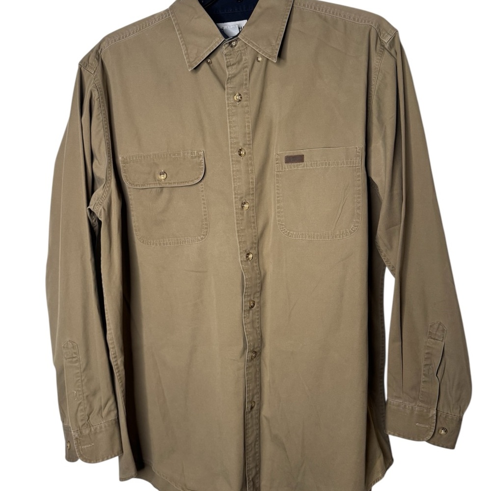 Carhartt Men's Brown Casual Button Down Shirt